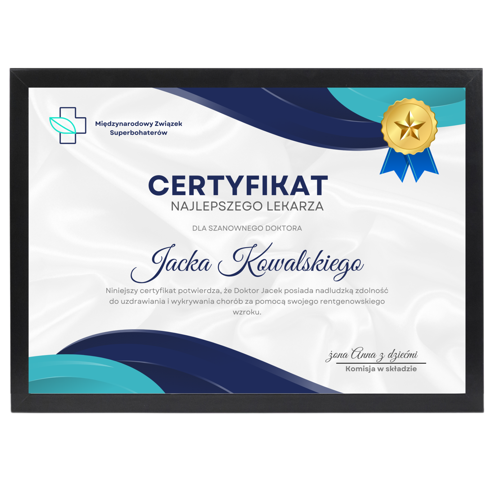 Certyfikat dla Lekarza