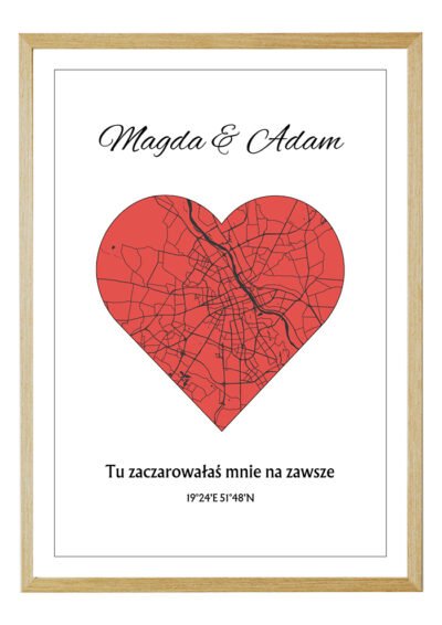 Mapa dla Par: Tu zaczarowałaś mnie na zawsze