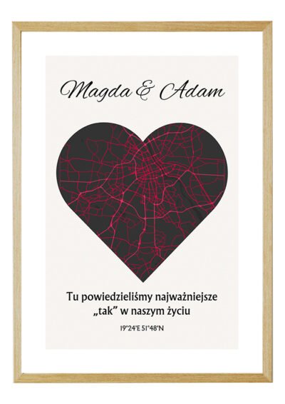 Mapa Dzień Waszego Ślubu