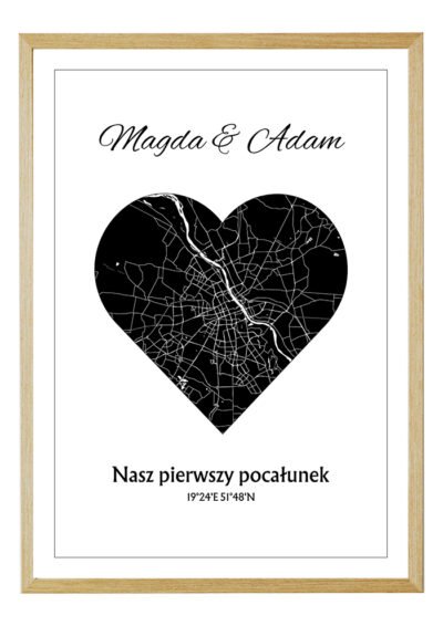 Mapa na prezent dla Dziewczyny / Chłopaka