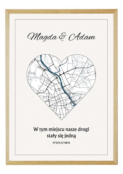 Mapa Prezent dla Ukochanej / Ukochanego