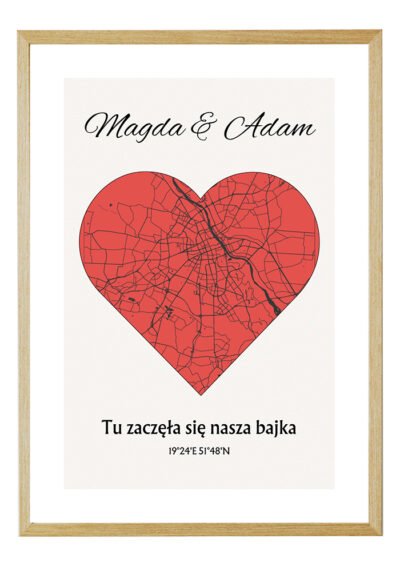 Mapa w Kształcie Serca