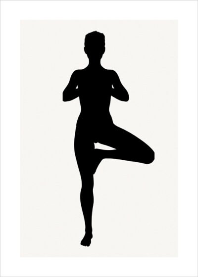 Plakat Gimnastyczka minimalistycznie 2