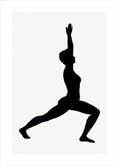 Plakat Gimnastyczka minimalistycznie 3