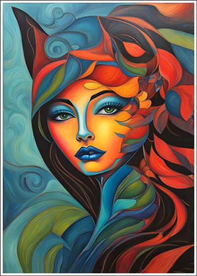 Plakat Kobieta z fantazji