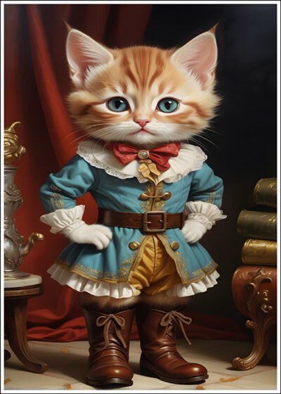 Plakat Kotek w butach 2