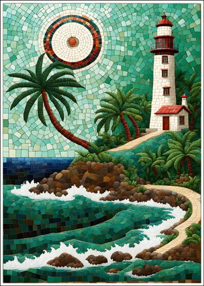 Plakat Latarnia mozaika 2