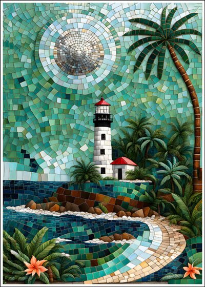 Plakat Latarnia mozaika 3