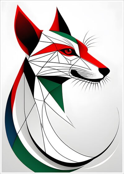 Plakat Lis artystycznie