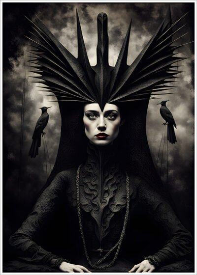 Plakat Mroczny surrealizm w stylu Carrington 7