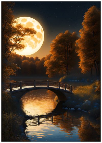 Plakat Odbicie w jeziorze 2