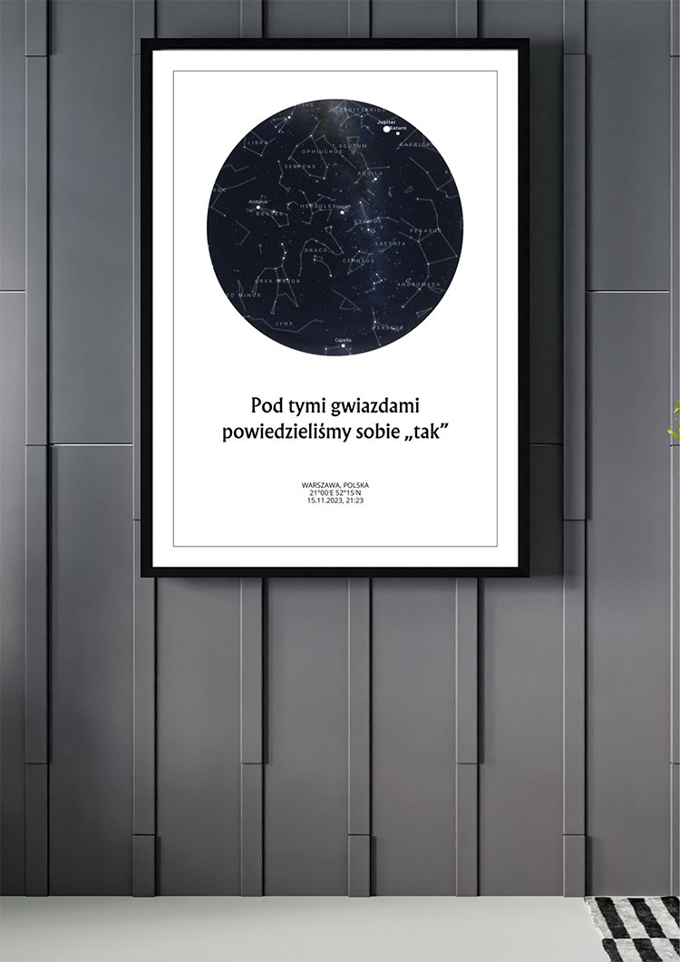 Spersonalizowana Mapa Nieba Kompozycja2