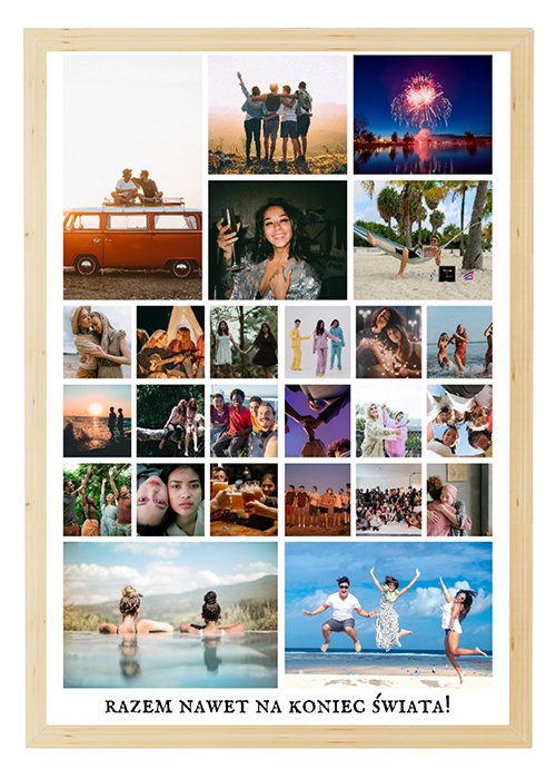 Duży kolaż ze zdjęć