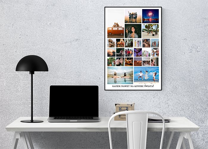 Kolaż 25 zdjęć kompozycja