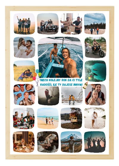 Kolaż na urodziny