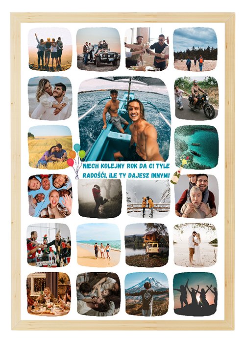 Kolaż na urodziny
