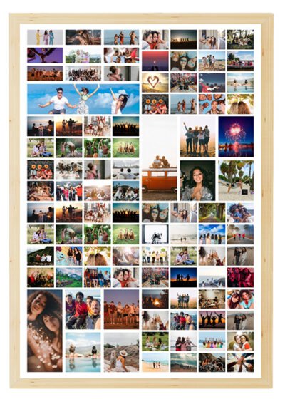 Kolaż ze 100 zdjęć