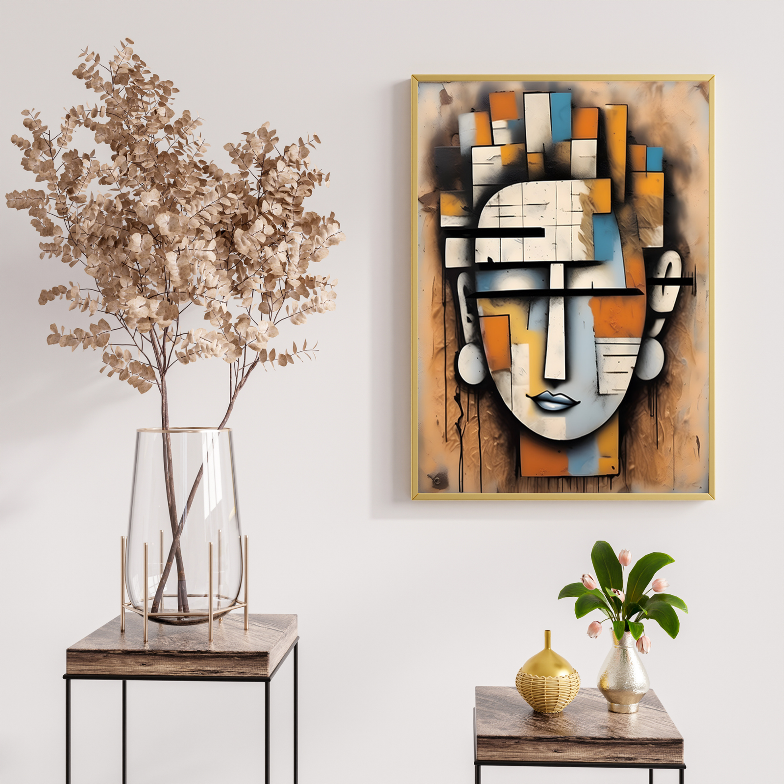 Plakat Egipska maska kompozycja2