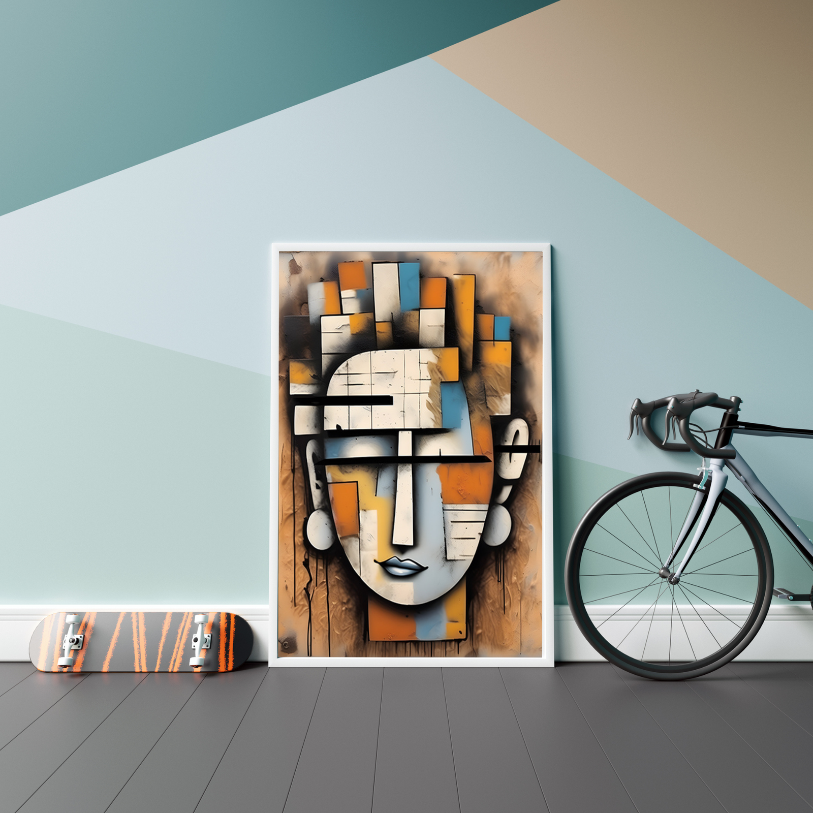 Plakat Egipska maska kompozycja4