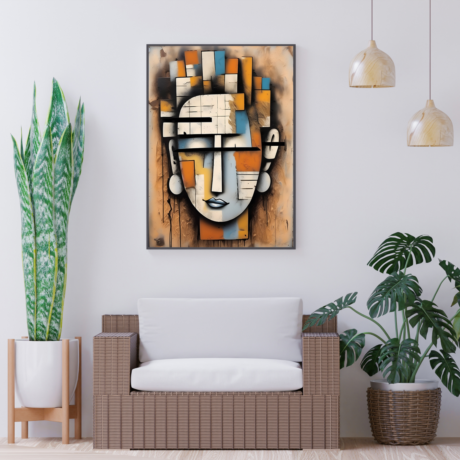 Plakat Egipska maska kompozycja6