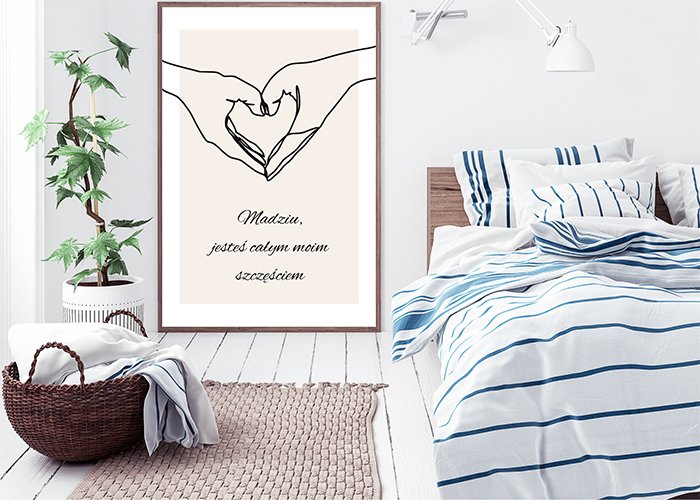Plakat Jesteś całym moim szczęściem kompozycja2