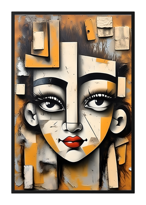 Plakat Kobieca maska