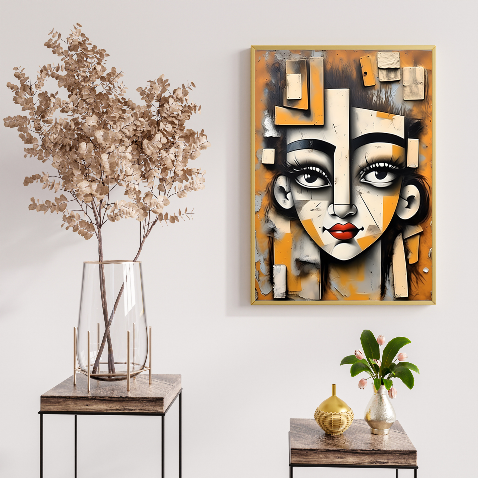 Plakat Kobieca maska Kompozycja1