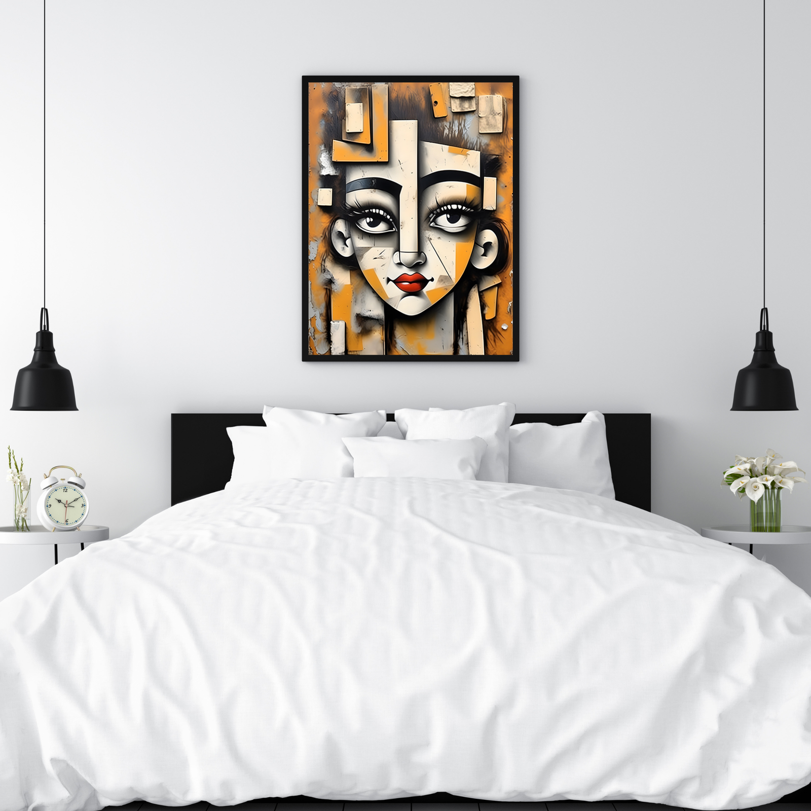 Plakat Kobieca maska Kompozycja2