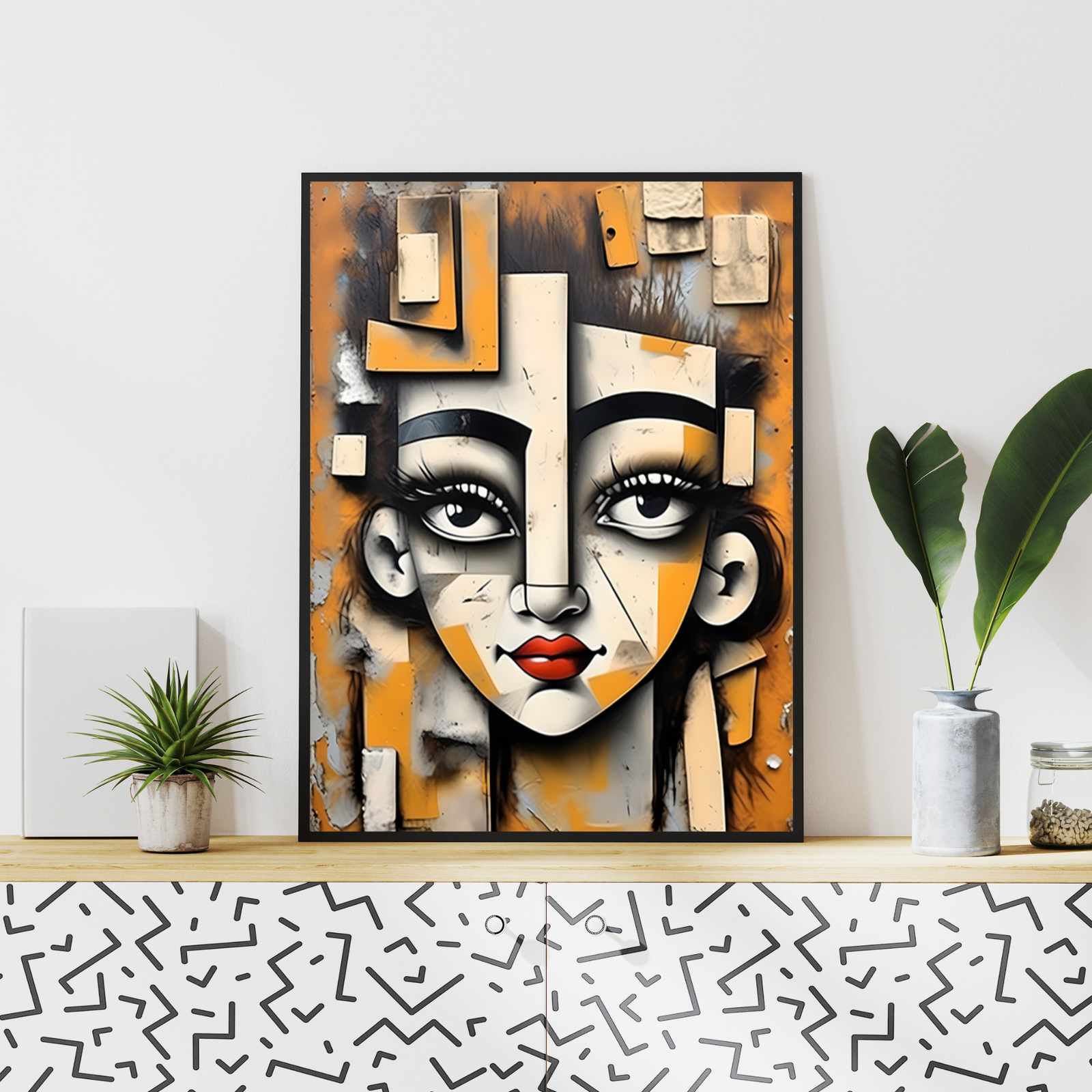 Plakat Kobieca maska Kompozycja6