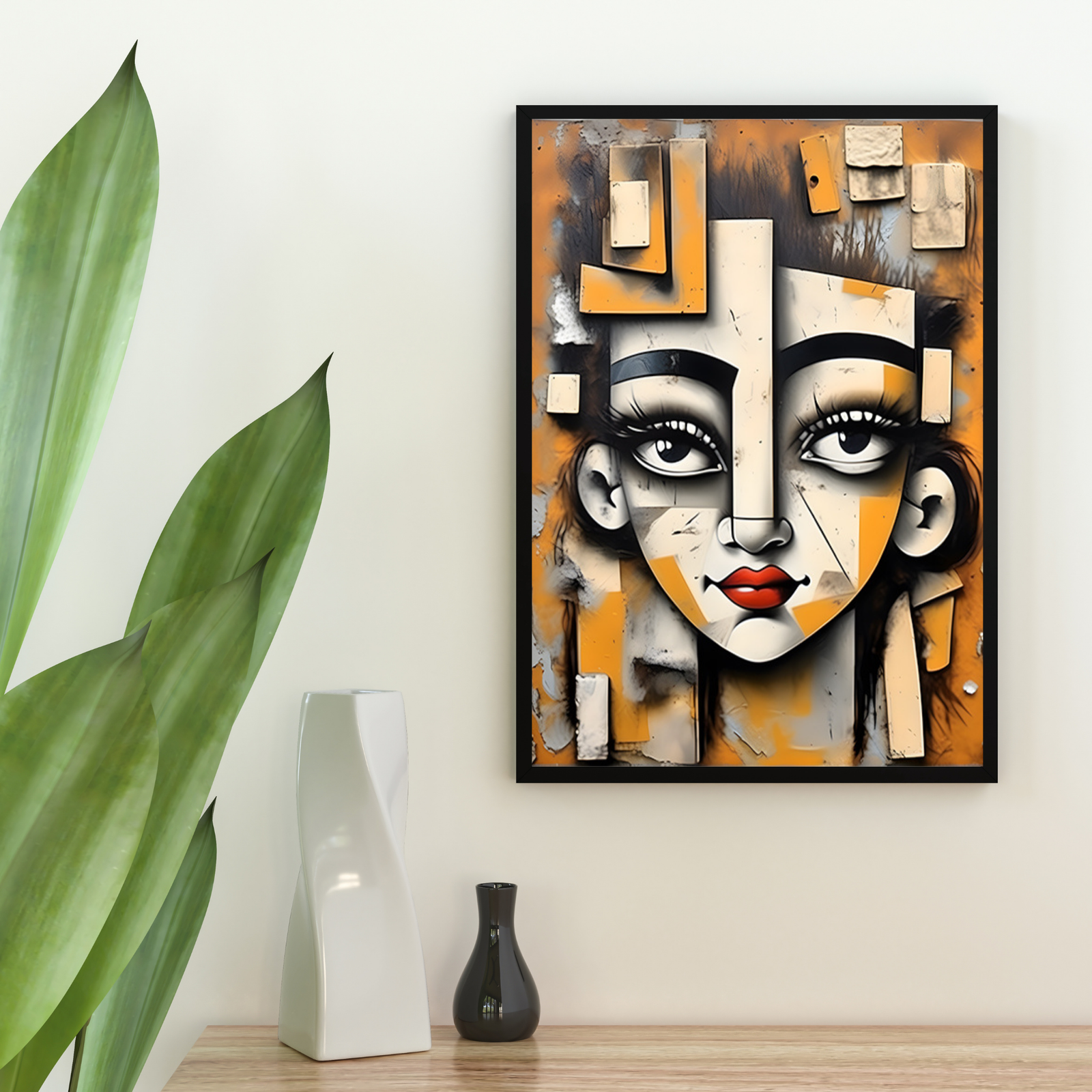 Plakat Kobieca maska Kompozycja7