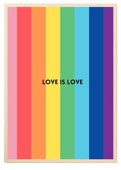 Plakat Love is love
