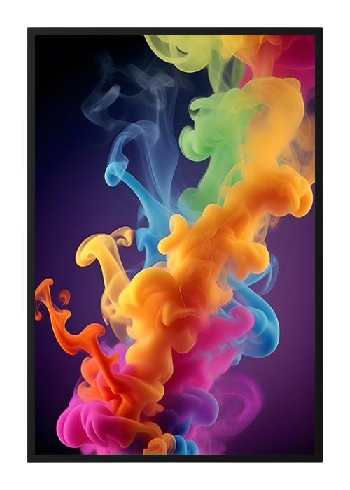 Plakat Kolorowe pigmenty