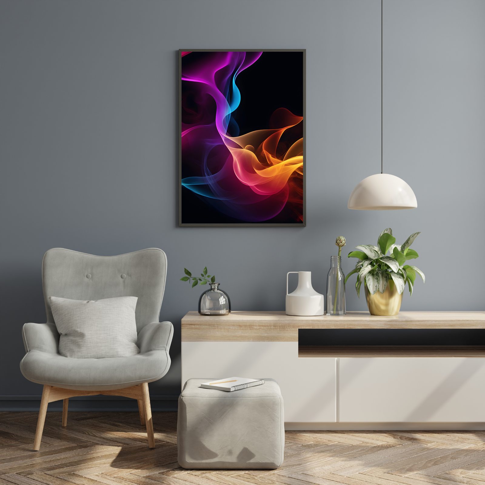 Plakat Kolorowe Pigmenty 2 Kompozycja