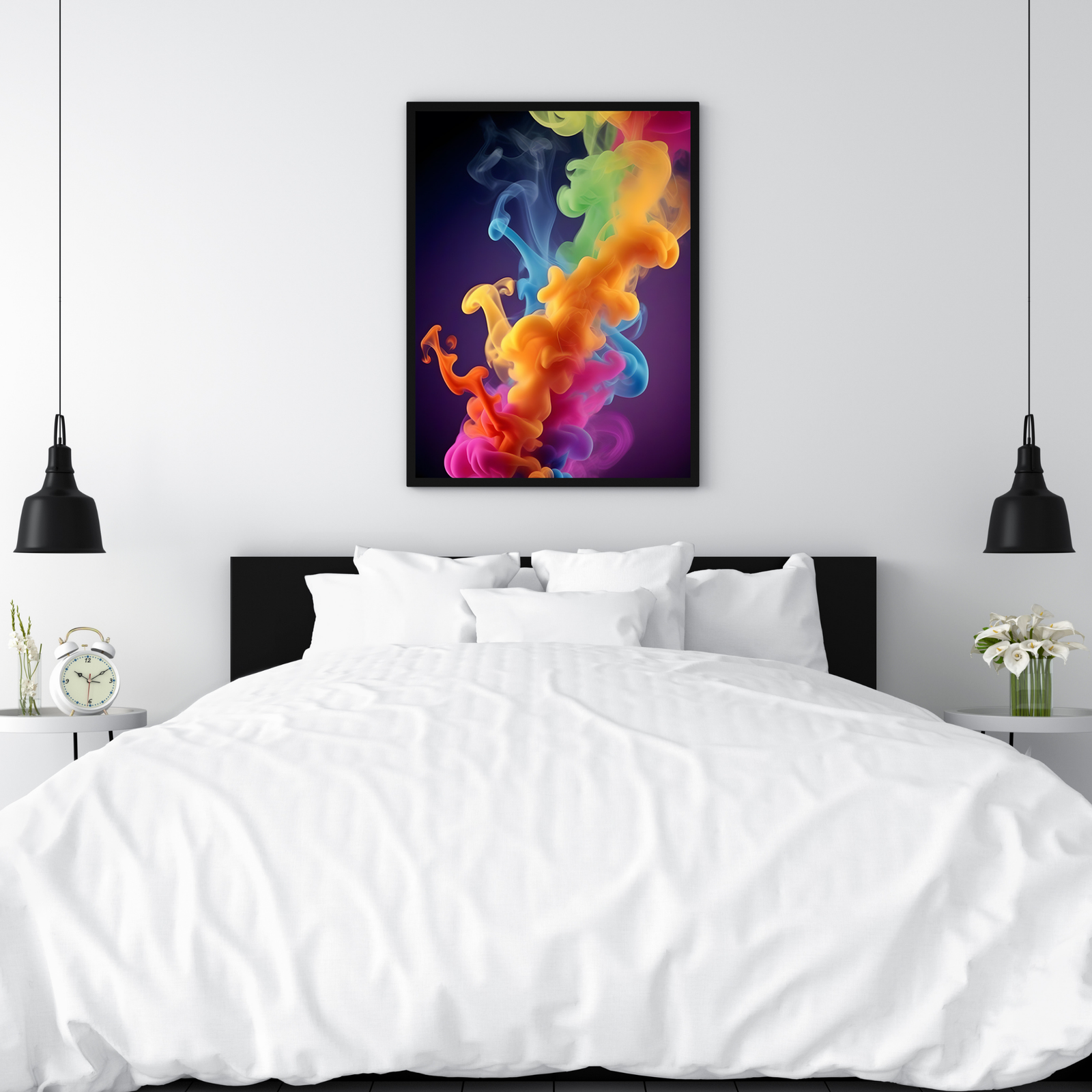 Plakat Kolorowe pigmenty kompozycja3