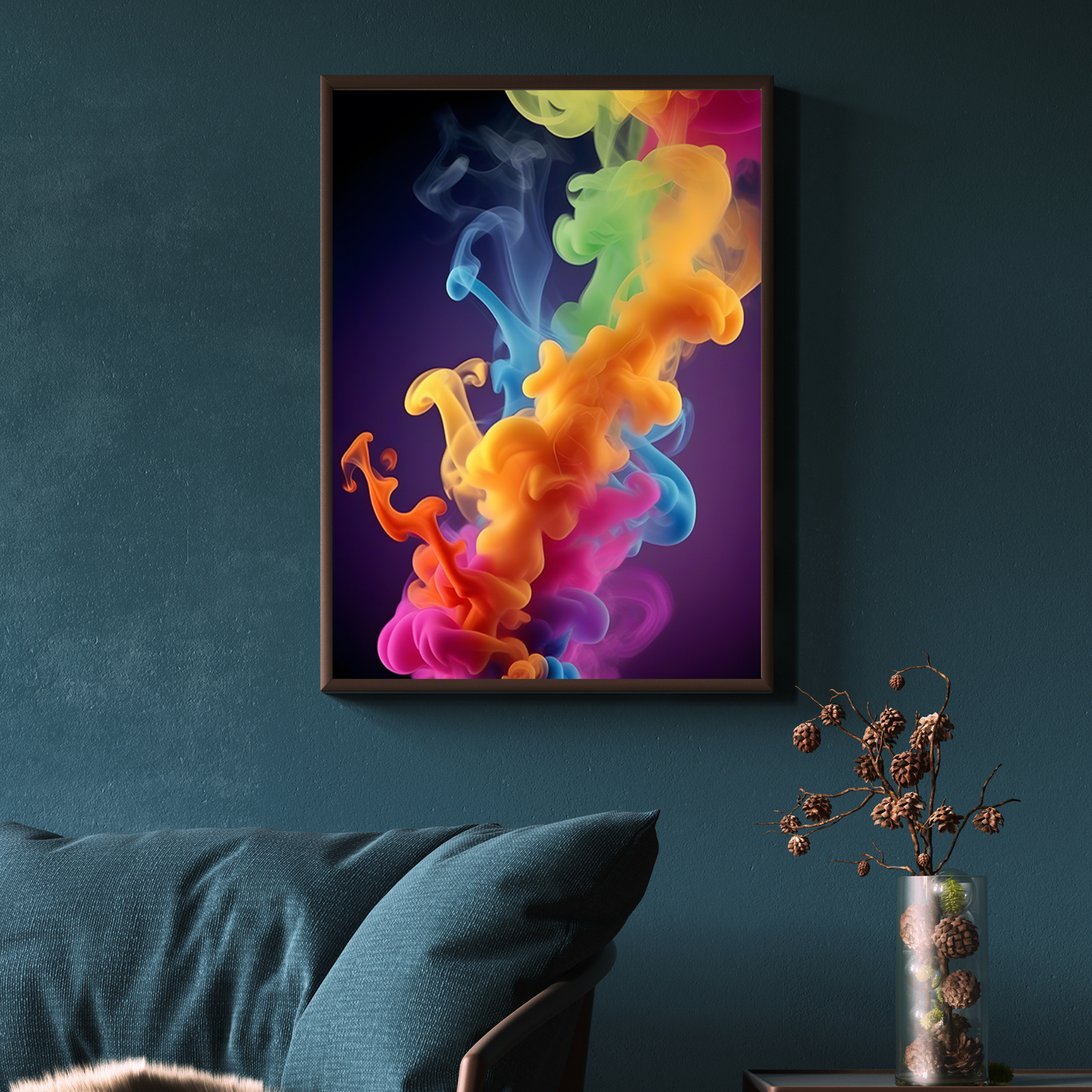 Plakat Kolorowe pigmenty kompozycja5