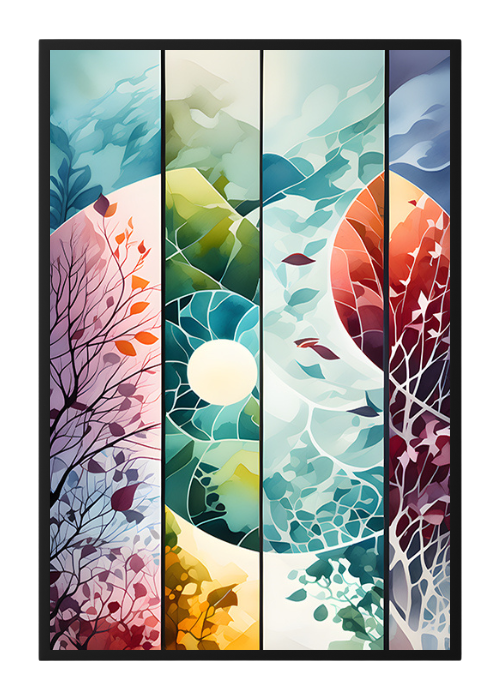 Plakat Kolory świata