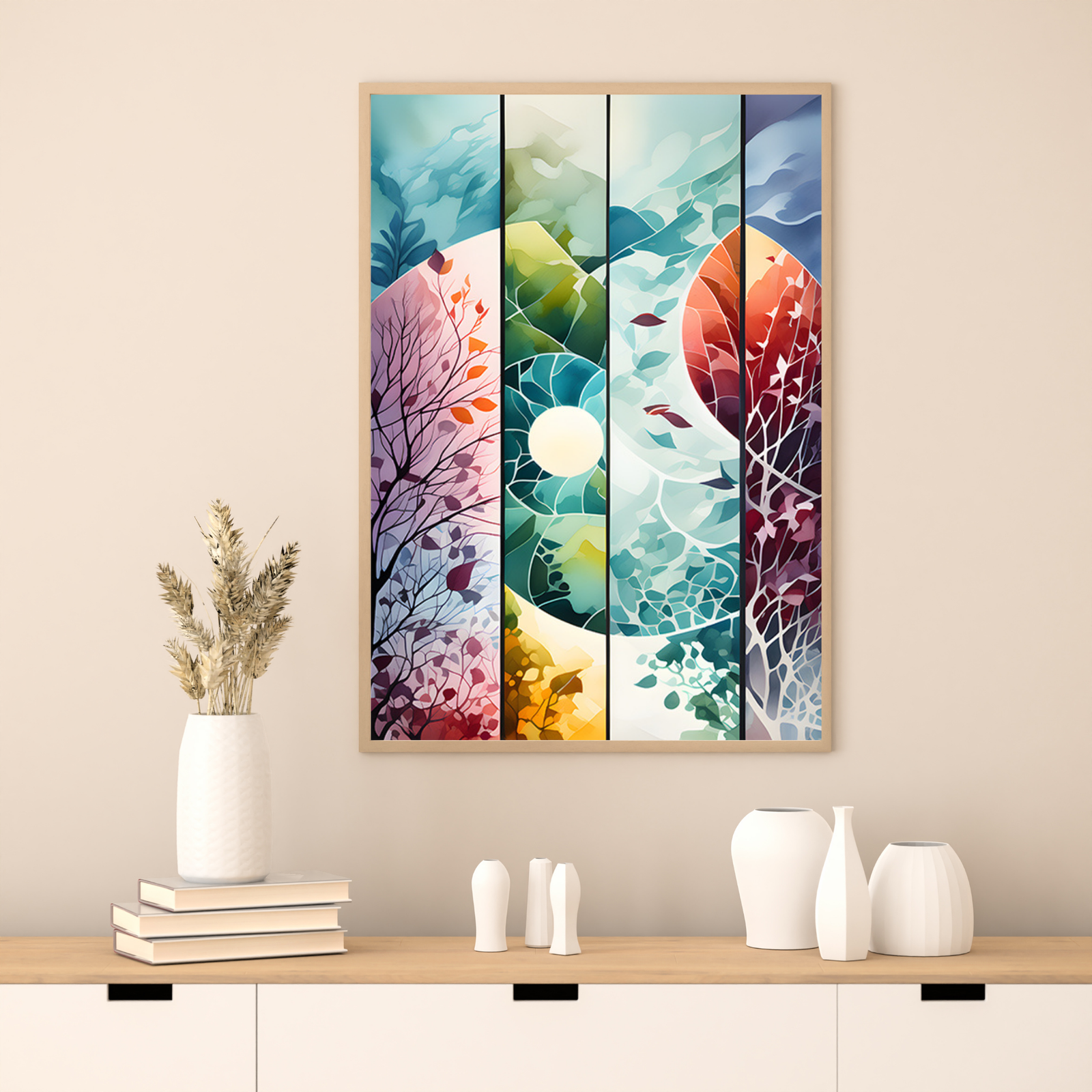 Plakat Kolory świata kompozycja