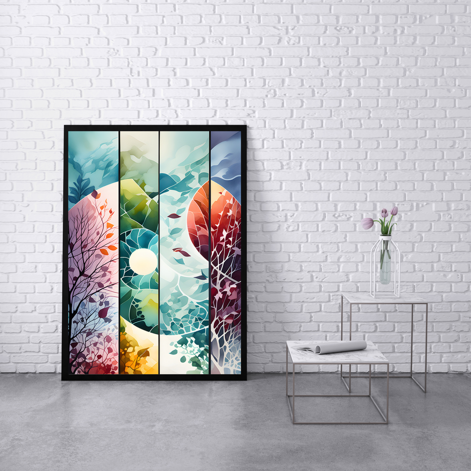 Plakat Kolory świata kompozycja2