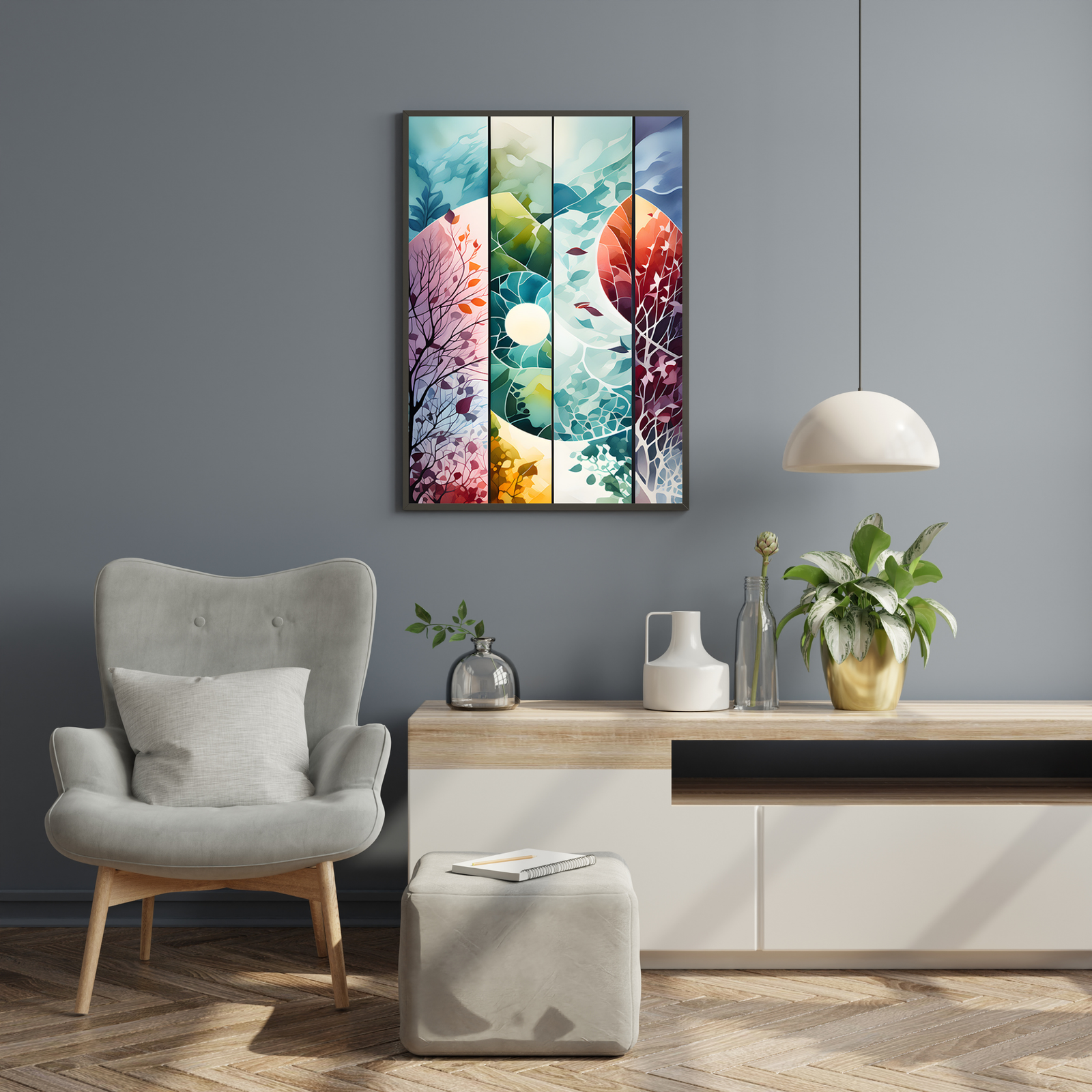 Plakat Kolory świata kompozycja4