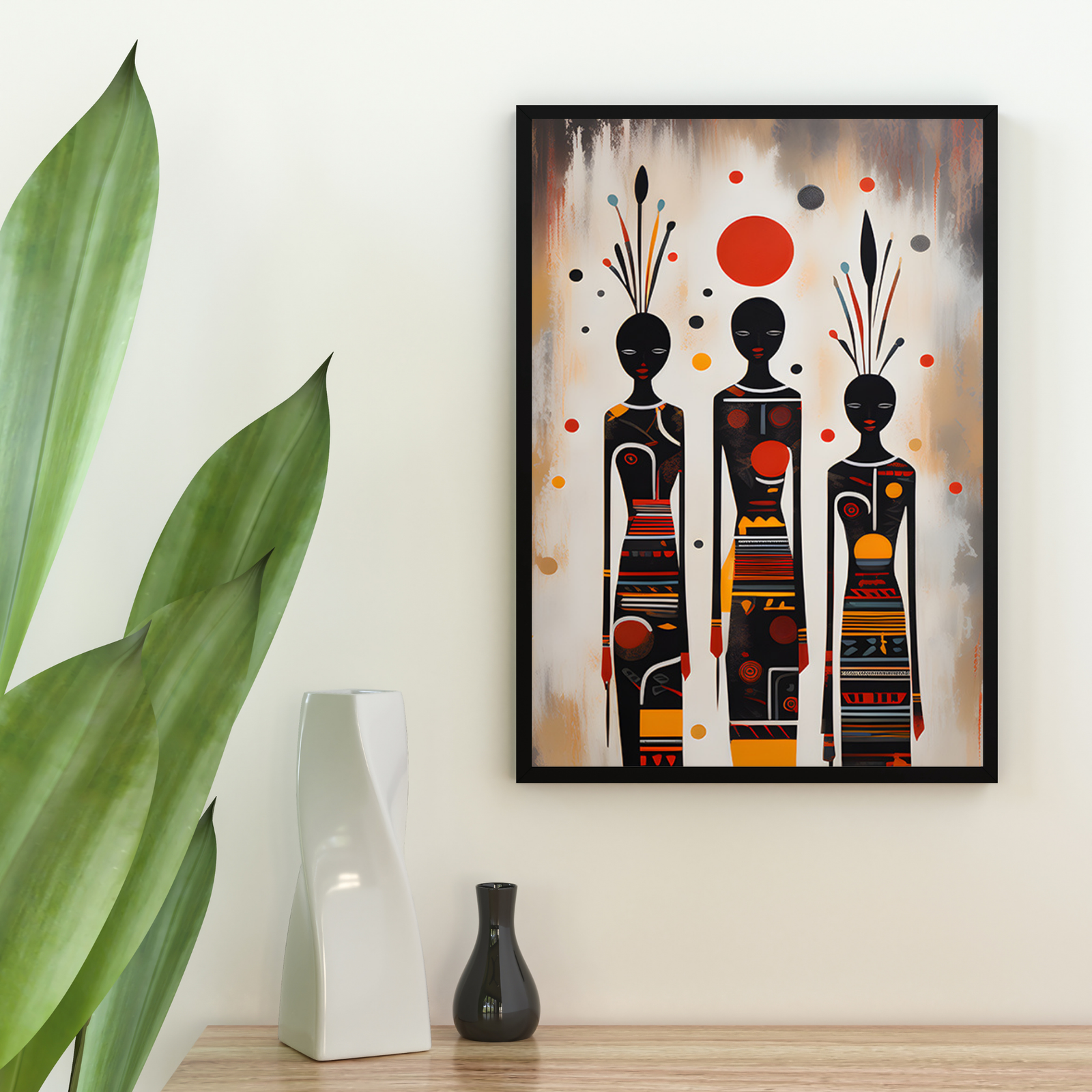 Plakat Malunki na ścianie 2 Kompozycja