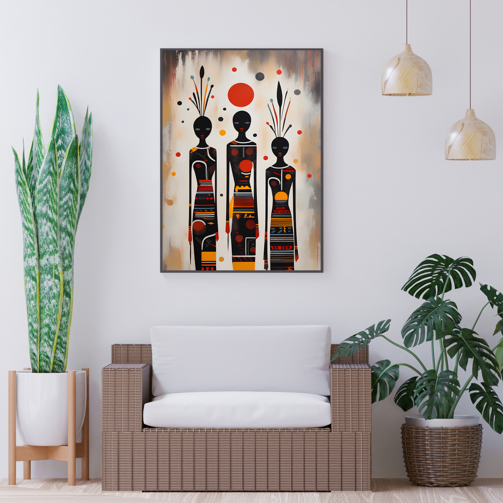 Plakat Malunki na ścianie 2 Kompozycja4