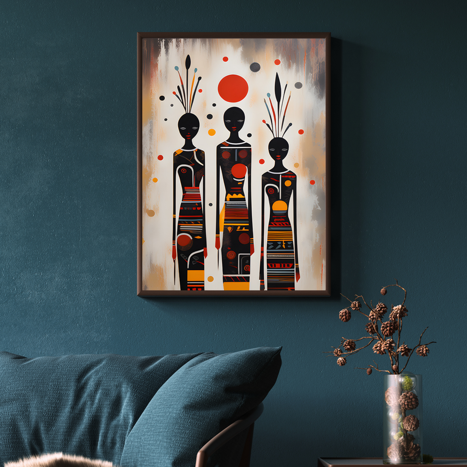 Plakat Malunki na ścianie 2 Kompozycja5