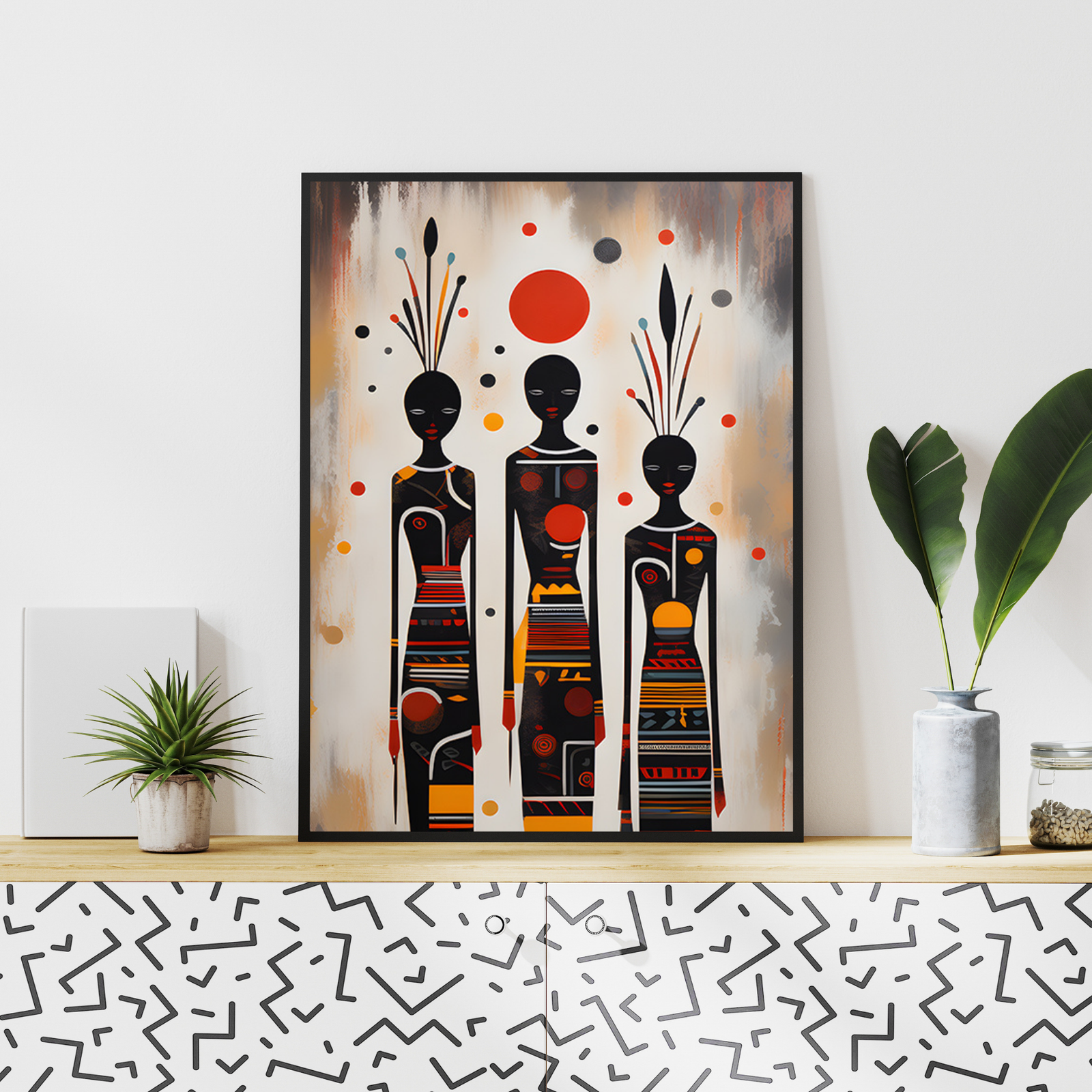 Plakat Malunki na ścianie 2 Kompozycja6