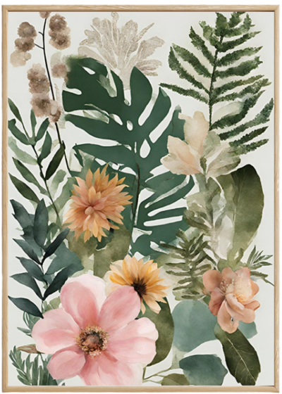 Plakat Dżungla domowa