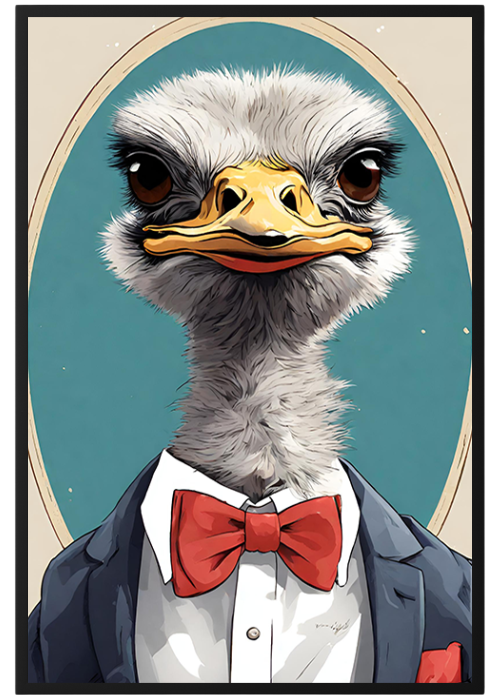 plakat_elegancki_strus