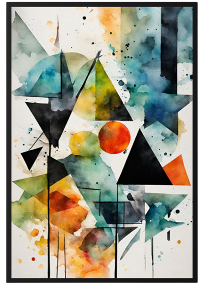 plakat_geometryczne_szalenstwo