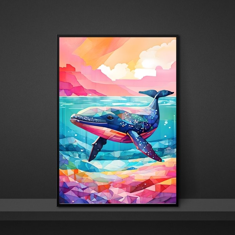 plakat_tęczowy_wieloryb_kompozycja2