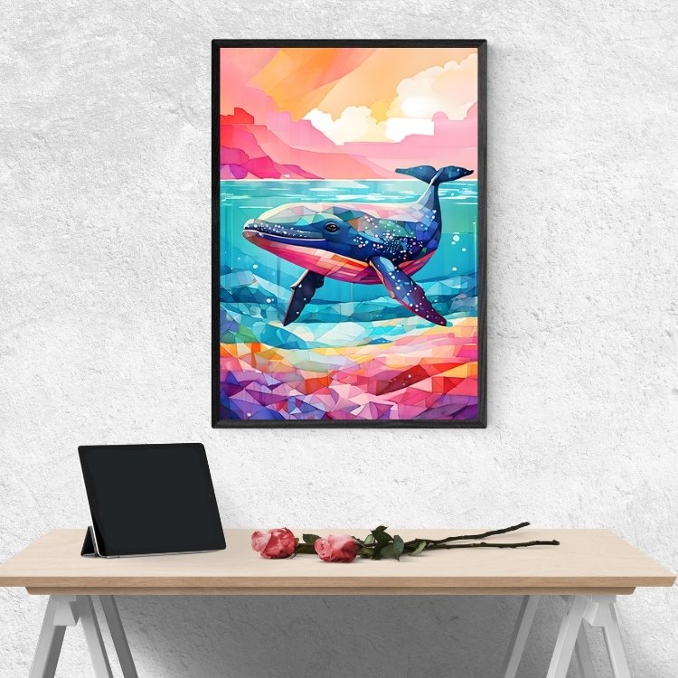 plakat_tęczowy_wieloryb_kompozycja4