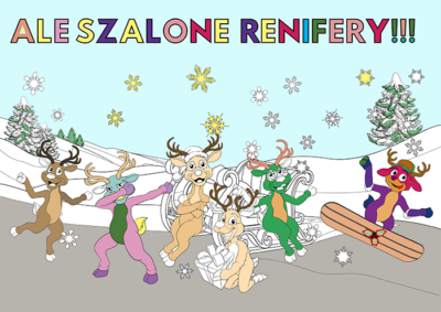 KOLOROWANKA-XX-ALE-SZALONE-RENIFERY-kompozycja2