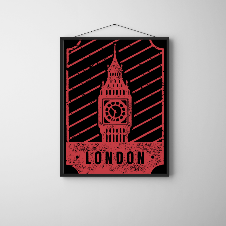 Plakat Big Ben London Kompozycja2